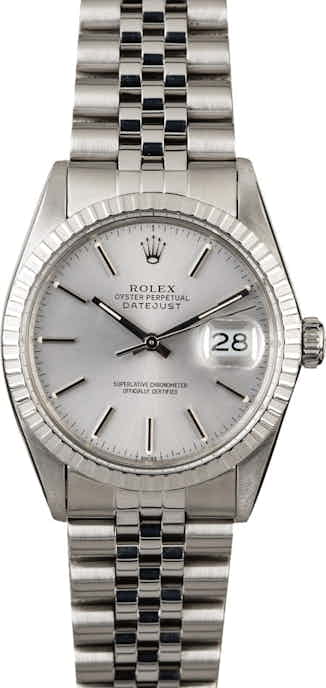 PreOwned Rolex Datejust 16030 Silver Dial