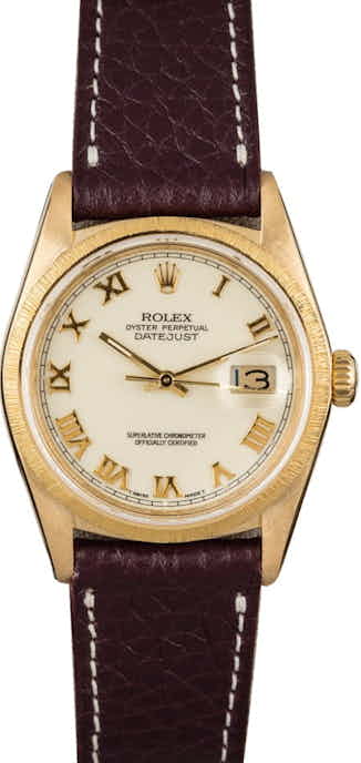 PreOwned Rolex Datejust 16078 Bark Accents