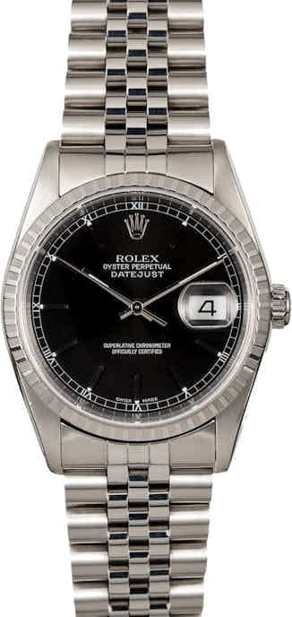 Men's Rolex Datejust 16220 Steel Jubilee