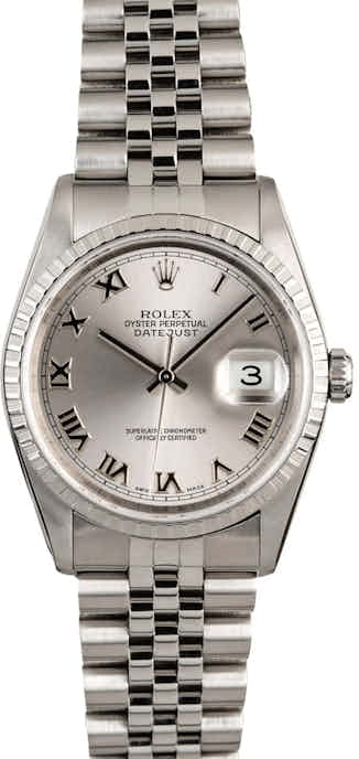 Rolex Datejust 16220 Steel Jubilee Band