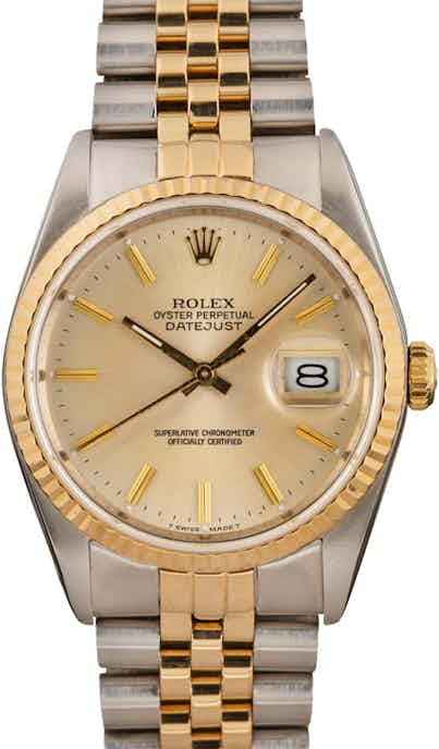 Rolex Datejust 16233 Gold & Steel