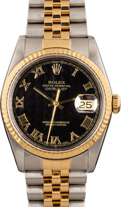 Rolex Datejust 16233 Black Dial