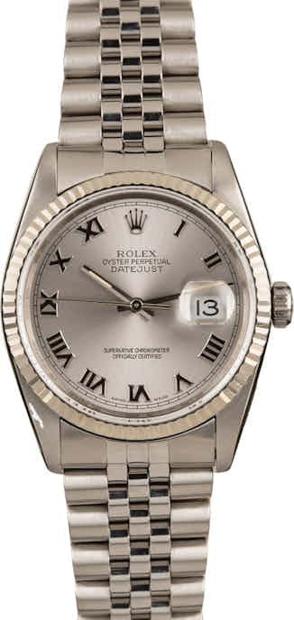 Pre-Owned Rolex Datejust 16234 Roman Markers