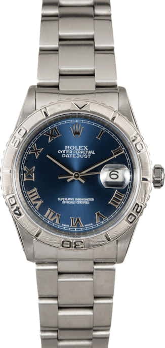 Rolex Datejust 16264 Blue Roman Dial