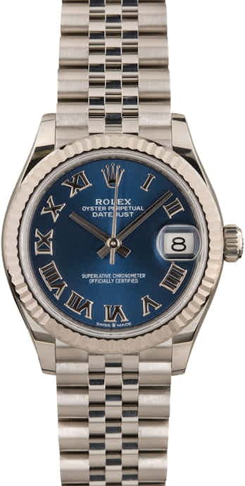 Used Rolex Datejust 278274 Blue Roman