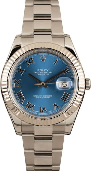 Rolex 41MM Datejust 116334 Blue