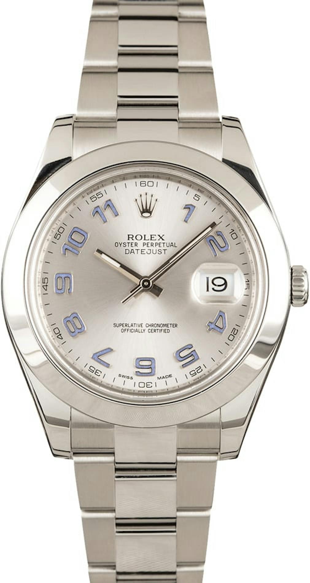 Rolex Datejust II 41MM 116300 Silver Arabic