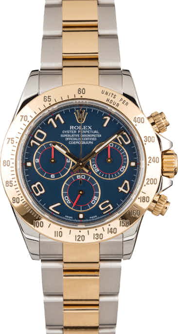 Rolex Daytona Cosmograph 116523 Blue Arabic Dial