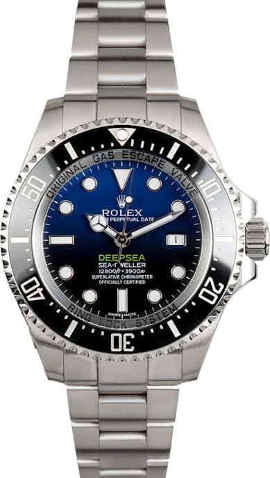 PreOwned Rolex Deepsea 116660B D-Blue Sea-Dweller