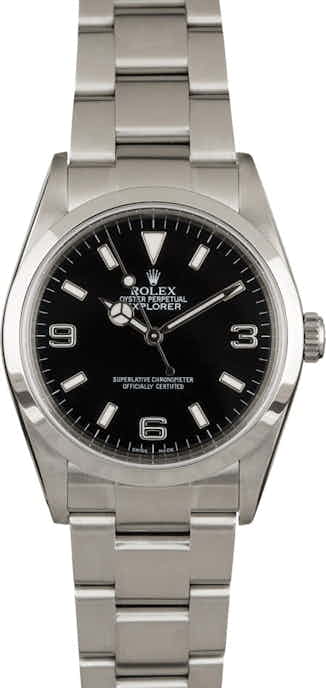 Used Rolex Explorer 114270 Box & Papers