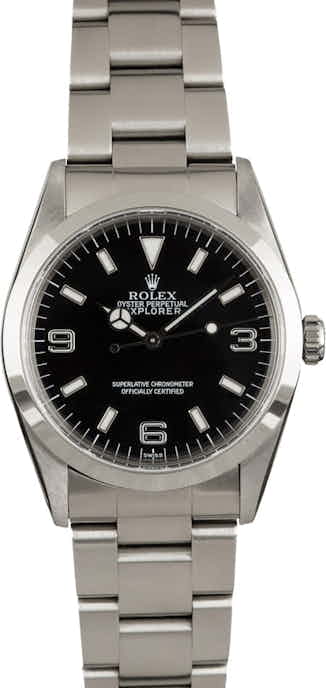 Rolex Explorer 14270 Black Arabic Dial