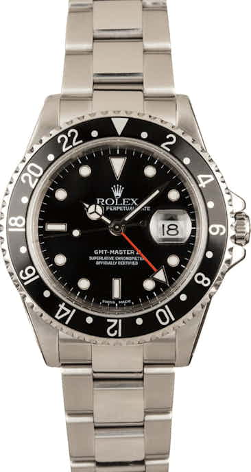 Pre-Owned Rolex GMT-Master II Ref 16710 Luminous Dial