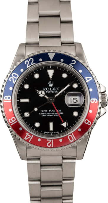 Pre Owned Rolex GMT-Master 'Pepsi' 16700