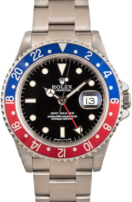 Rolex GMT-Master 16700 Black Dial with 'Pepsi' Bezel