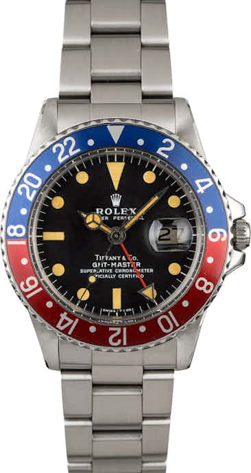 Vintage 1978 Rolex GMT-Master 1675 with Tiffany & Co Dial