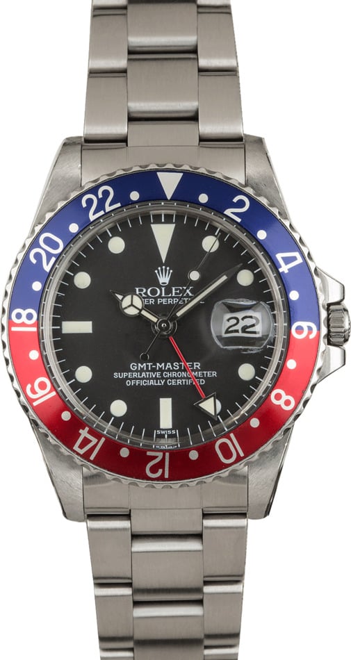 Buy Vintage Rolex GMT Master 1675 Bob s Watches Sku 121244