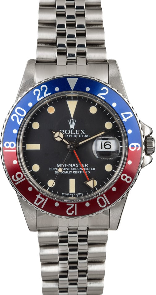 Buy Used Rolex GMT Master 16750 Bob s Watches Sku 118352