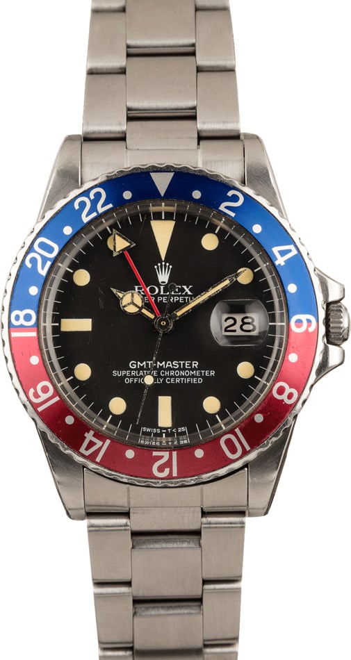 Buy Used Rolex GMT Master 16750 Bob s Watches Sku 126948