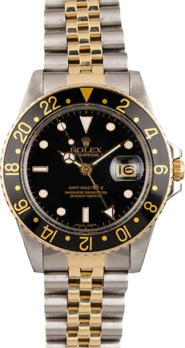 Used Rolex GMT-Master 16753 Two Tone Watch