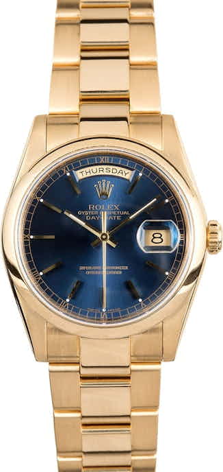 Rolex Gold Day-Date 118208 Oyster
