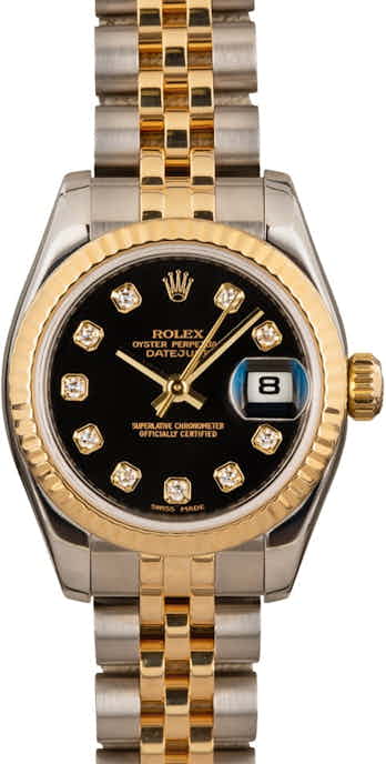 Pre-Owned Rolex Datejust 179173 Diamond Dial