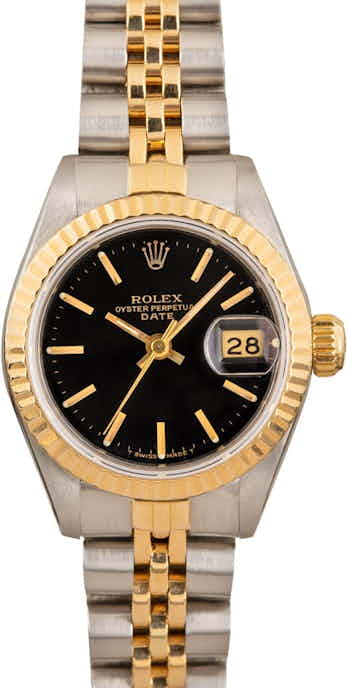 Ladies Rolex Date 69173 Black