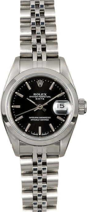 Rolex Lady Datejust 69160 Black Dial