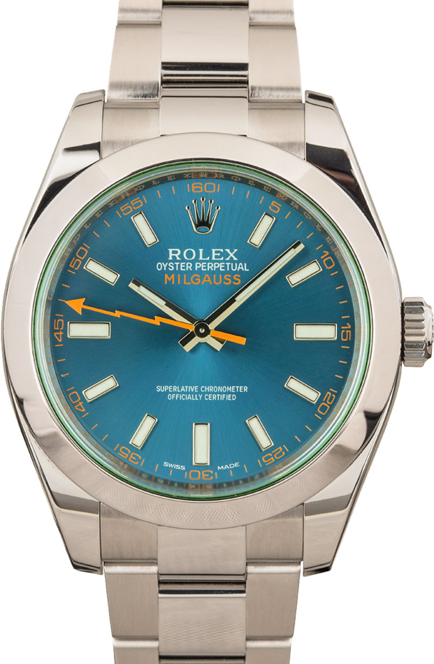 Buy Used Rolex Milgauss 116400 Bob s Watches Sku 149859 x