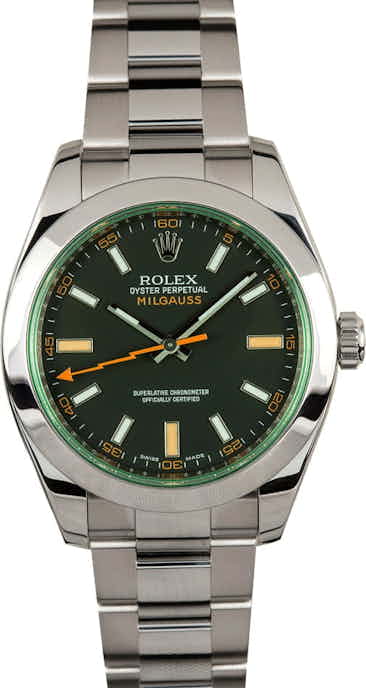 Rolex Milgauss Black 116400GV 100% Authentic