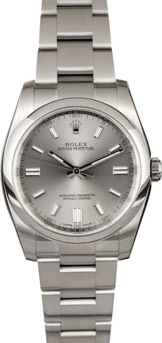 Unworn Rolex Oyster Perpetual 116000 Steel Dial