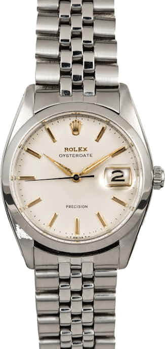Rolex Oyster Date 6694 Silver Dial TT