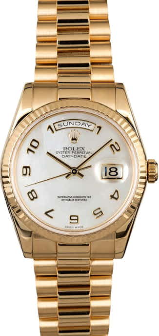 Rolex Day-Date 118238 Mother of Pearl Dial
