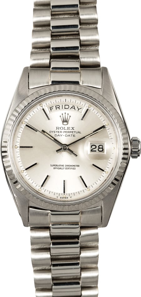 Vintage Rolex Day Date 1803 White Gold President