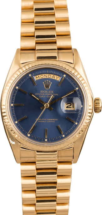Used Rolex President 1803 Blue Dial