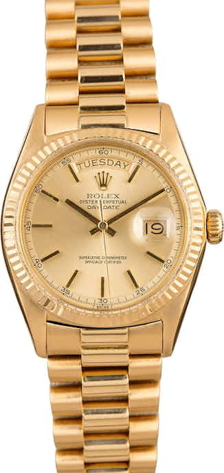 Used Rolex President 1803 'Pie Pan' Champagne Dial