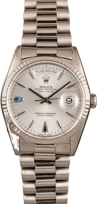 Pre Owned Rolex President 18239 White Gold