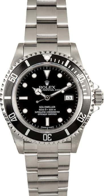 Rolex Sea-Dweller 16600 Stainless Steel 100% Authentic