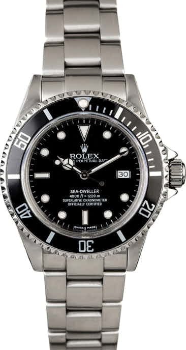 Certified Rolex Sea-Dweller 16600 Divers Watch