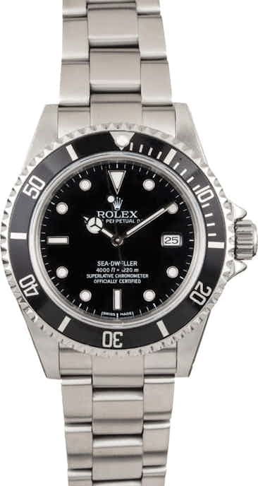 Pre Owned Rolex Sea-Dweller 16600 Diving Watch
