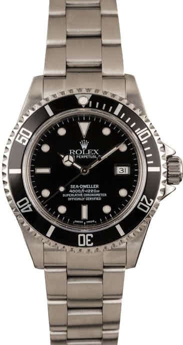 Pre-Owned Rolex Sea-Dweller 16600 Luminous Dial Watch