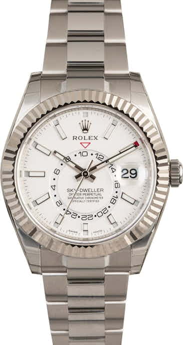 PreOwned Rolex Sky-Dweller 326934 White Dial