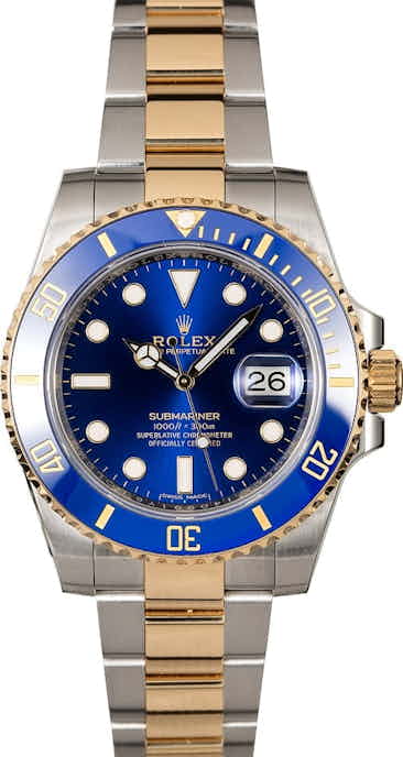 Used Rolex Submariner 116613 Sunburst Blue