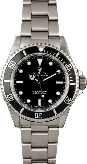 Used Rolex No Date Submariner Ref 14060