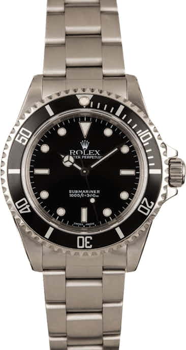 Used Rolex No Date Submariner 14060 Luminous Markers