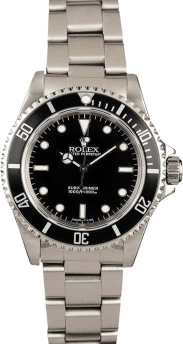 Submariner Rolex No Date 14060 Black