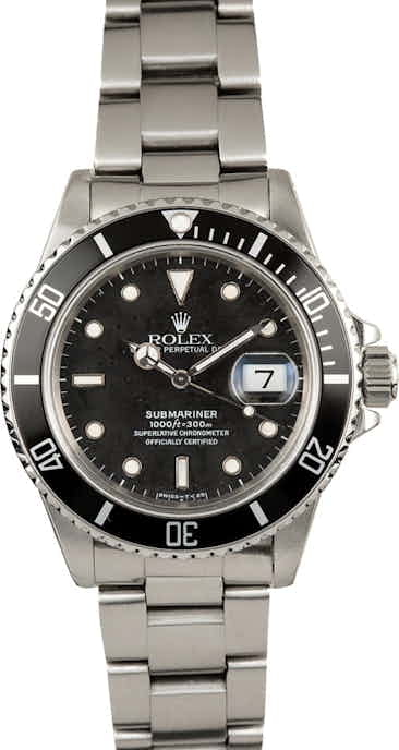 Used Rolex Submariner 168000 Stainless Steel
