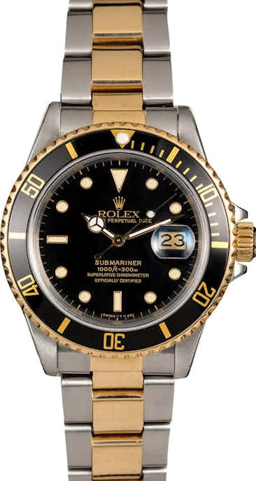 Men's Rolex Submariner 16803 Two-Tone Oyster