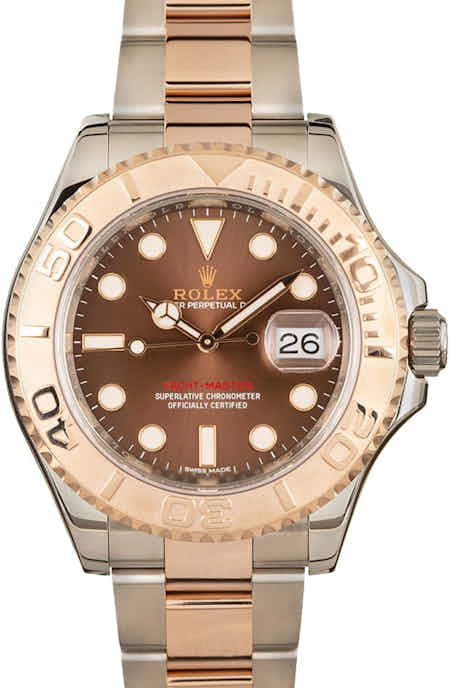 Rolex Yacht-Master 116621 Two Tone Everose Chocolate Dial