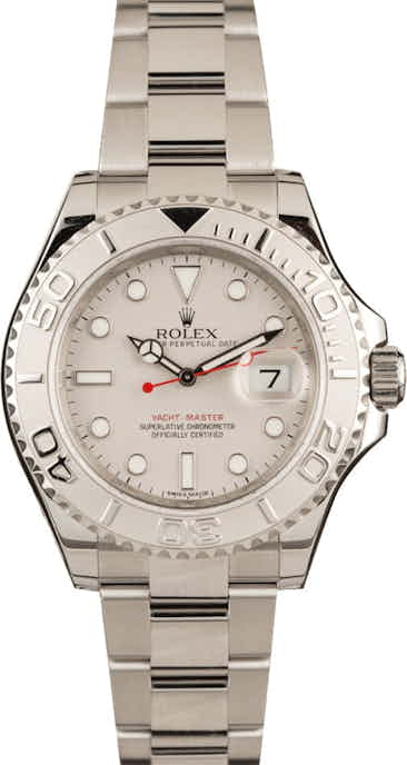Pre-Owned Rolex Yacht-Master 116622 Steel & Platinum