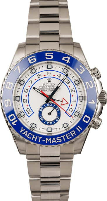 Pre-Owned Rolex Yacht-Master II Stainless Steel 116680 44MM